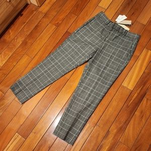 Banana Republic Glen Plaid Avery Pants